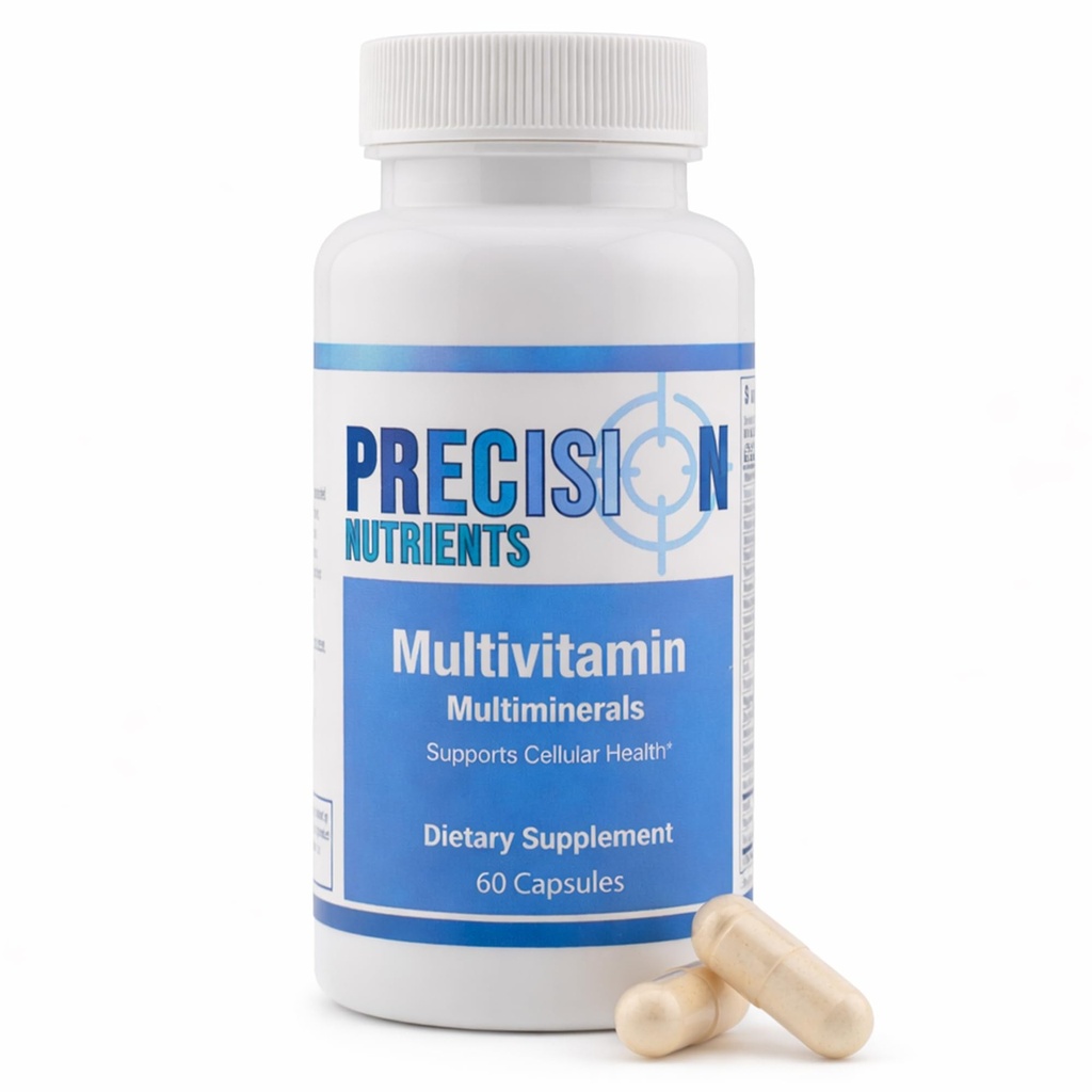 Multivitamin & Multimineral Supplement – 60 Capsules – Essential Vitamins, Minerals & Cofactors – Supports Energy, Cellular & Mitochondrial Function, Neurological Health