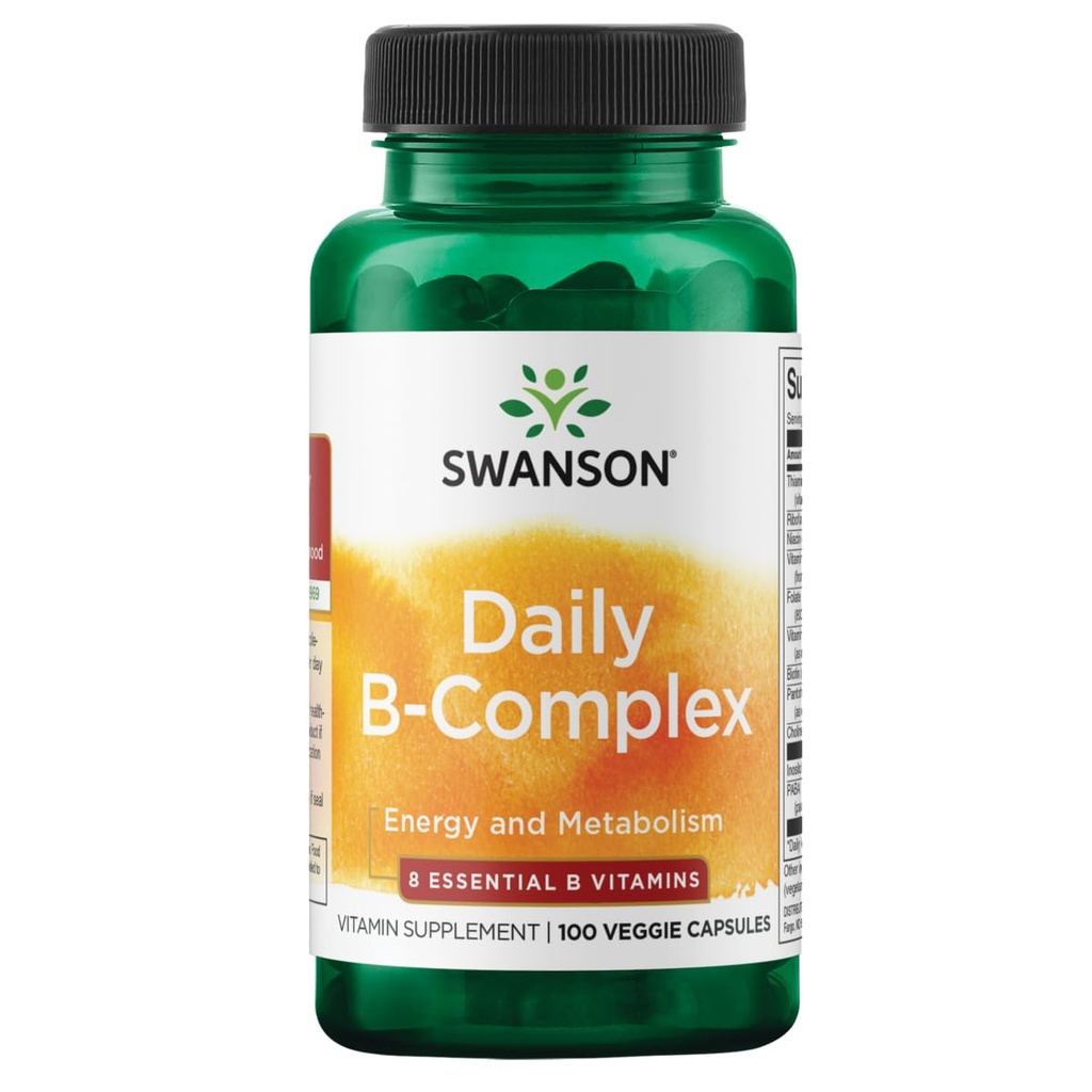 Swanson Daily B-complex 100 Veg Caps