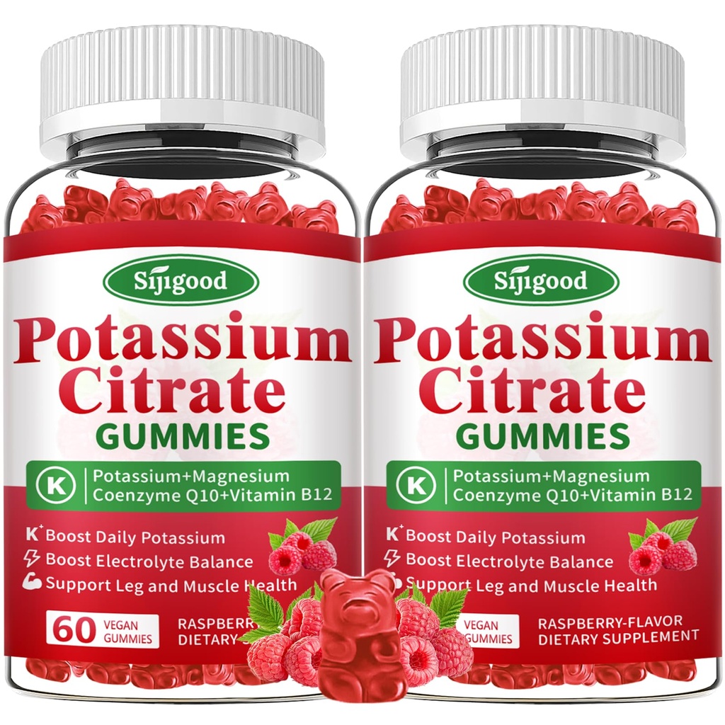2 Pack Kalium citraat Gummies 