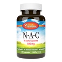 Carlson - NAC, N-acétyl Cysteine, 500mg, Santé du foie, Fonction immunitaire, Antioxydant, 120 Capsules végétariennes