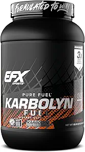 EFX Sports Karbolyn Carburants à absorption rapide Poudre de glucides Charge de glucides, énergie soutenue, récupération rapide