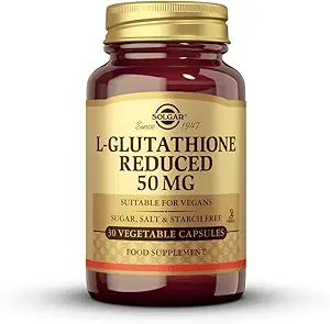 Solgar Gereduceerd L-Glutathione Plantaardige Capsules, 50 Mg, 30 Tellen