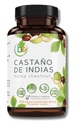 Castaño De Indias (Horse Chestnut Capsules) – 1500 mg per Serving, 90 Veggie Caps, 100% Natural, Premium Dietary Supplement, Made in USA – Supports Circulatory & Vein Health