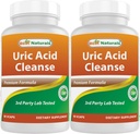 Best Naturals Uric Acid Cleanse Vitamines voor mannen en vrouwen - 90 Veggie Capsules (90 Tellen (verpakking 2))
