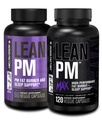 Ge Jacked Factory Lean PM & Lean PM Max Night Time Fat Burner, Slaaphulp Supplement, & Appetite Suppressant for Men and Women (180 Capsules)