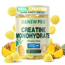 NSF Certified Creatine Gummy 5g - Creatine Monohydrate Gummies for Men & Women, Creatine Monohydrate for Muscle Strength, Muscle Builder, Energy Boost, Pre-Workout Supplement(120 Count)-Pineapple