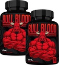 ONL Bull Blood Testosteron Booster - High Potency Male Enhancement Testosteron Supplement for Stamina & Endurance - Test Booster with Maca Root, Horny Goat Weed & Tongkat Ali - 120 Capsules (2-pack)