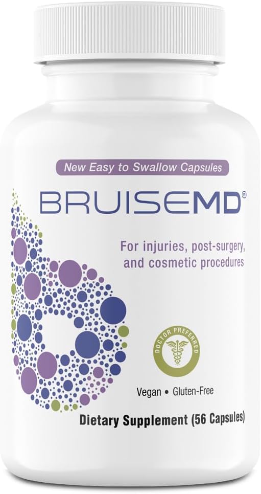 Arnica 1000mg en Bromelain 500mg 2.400GDU/g supplement voor kneuzingen en zwelling, gemakkelijk doorslikken Capsules (14-dagen aanbod) - Advanced Bruise Treatment Formula