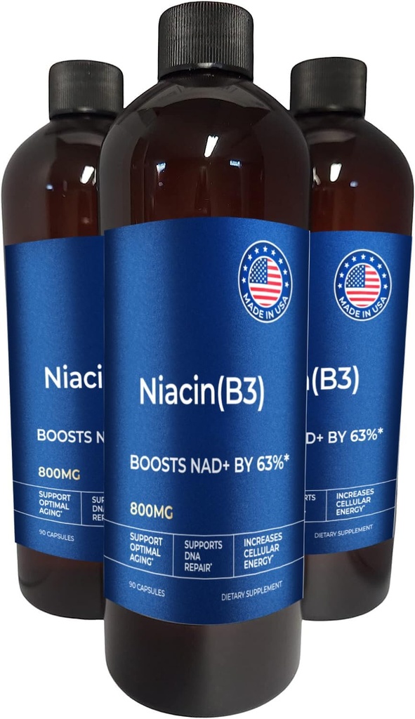 - B3 Niacin Supplementen - Mineral Supplementen 18 Capsule, 800 mg