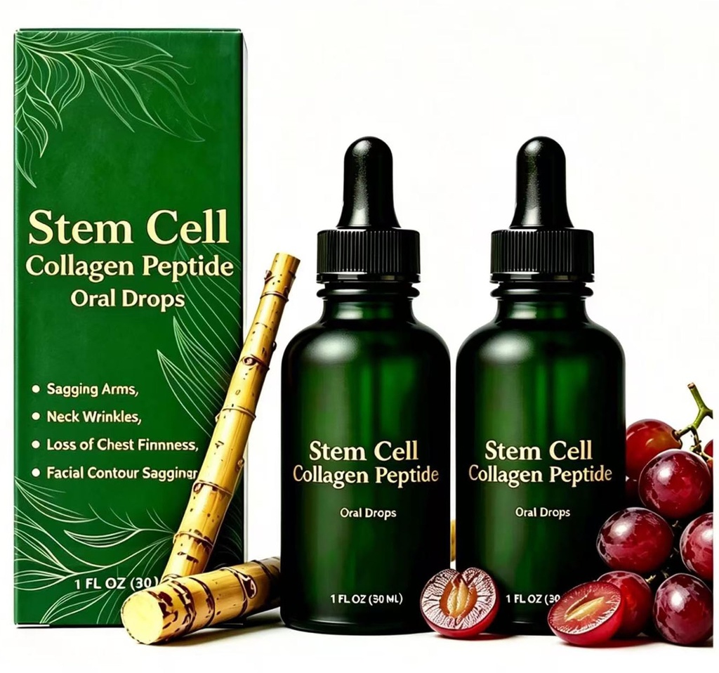 Collagen Peptide Oral Drops 30ml, Lift & Firm Sagging Skin & Reduce Wrinkle Formation, 2026 New Natural Supplements for Women and Men(2)