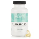O-Mega-Zen3 +EPA Vegan Omega 3 Supplement - Visolie Alternatief - Premium Marine Algal Gebaseerd Omega-3 DHA en EPA Vetzuren - Carrageen Gratis - 120 Softgels