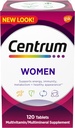 Centrum Multivitamine voor vrouwen, Multivitamine/Multimineral Supplement met ijzer, vitamine D3, B Vitaminen en Antioxidant Vitaminen C en E, Glutenvrij, Non-GMO Ingrediënten - 120 Tel.