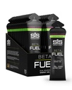 Science in Sport BETA Fuel + Electrolyte Gels - Electrolyte Energy Gel - Optimal 1:0.8 Ratio Maltodextrin & Fructose - 40g Carbohydrates & 200mg Sodium - Raspberry & Lemon Flavor - 30 Count