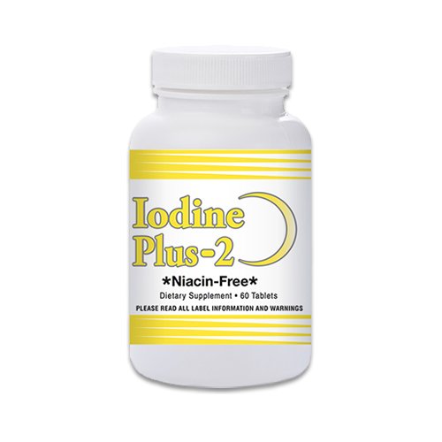 Iodine Plus 2 - Thyroid M.D.'s officiële formule - 2 maand levering - 60 tabletten - voor schildklier ondersteuning