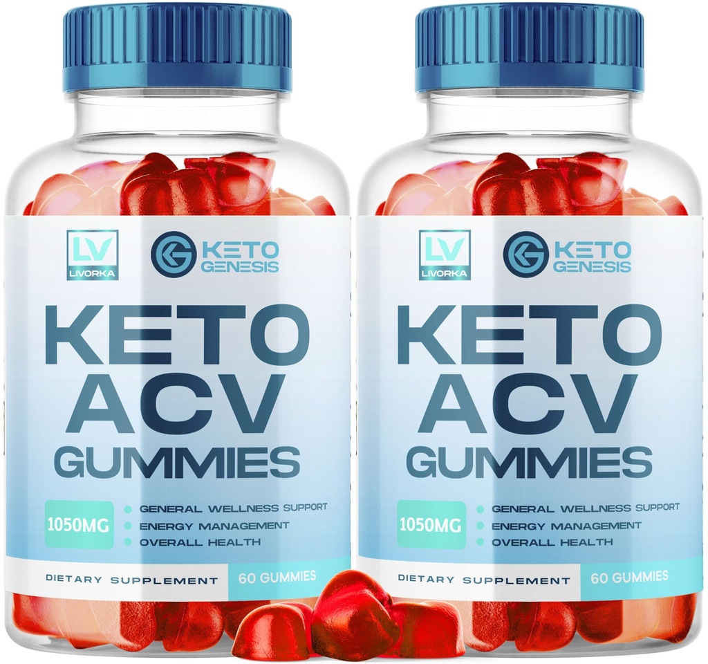 (2 Pack) Keto Genesis Keto ACV Gummies Advanced Weight Loss, Genesis Keto, Ketogenesis Keto+ACV Gummies, Keto Genesis, Keto Genesis Gummies, Ketogenesis Plus ACV Gummy Supplement 1050mg, 2 maanden