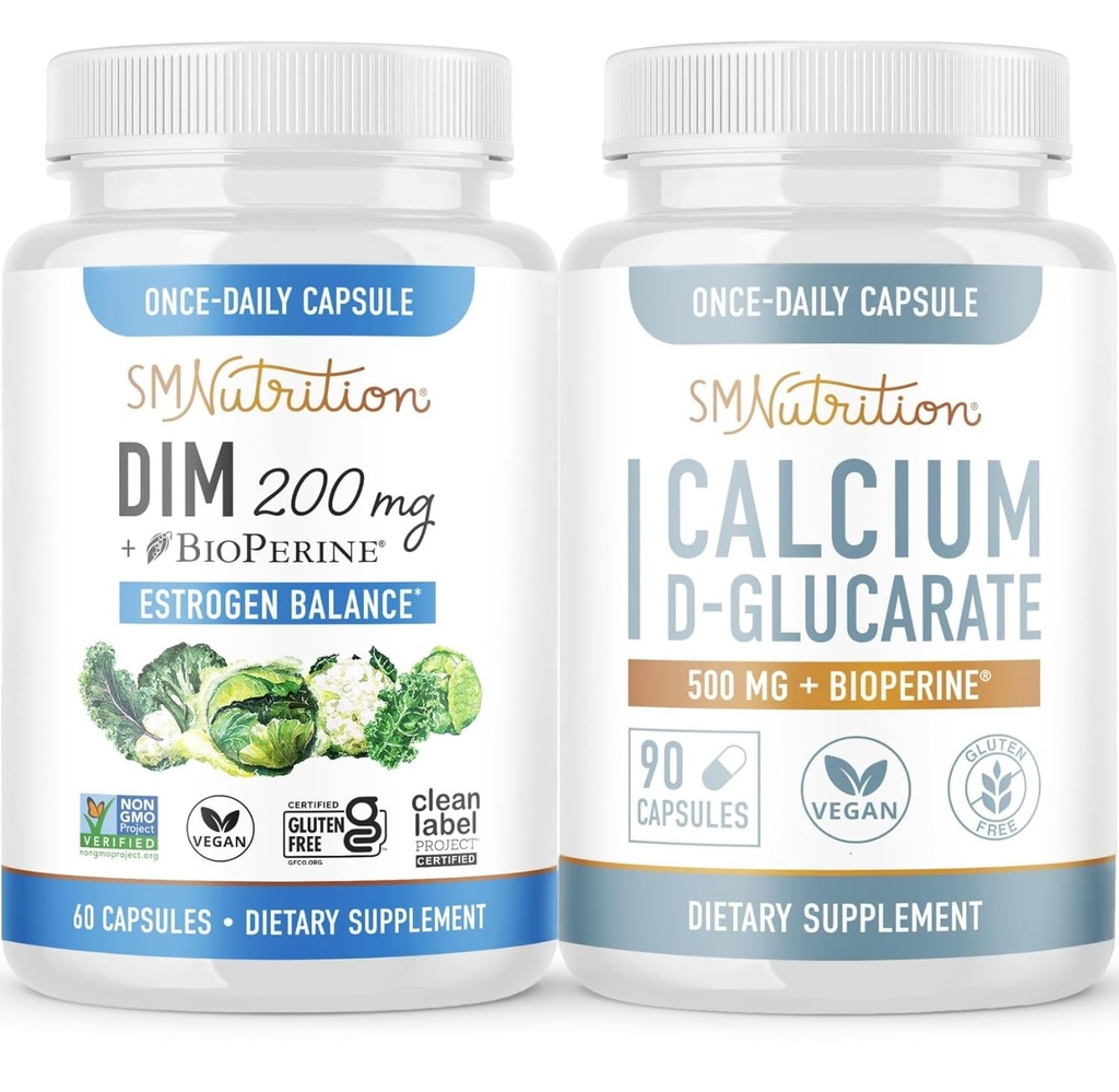 Calcium D-Glucaraat met 200 mg DIM-supplement voor een verbeterde estrogeenbalans voor vrouwen 