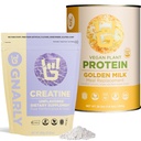 Gnarly Nutrition Golden Milk Vegan Protein Powder Creatine Powder, Unflavored (16.05oz)