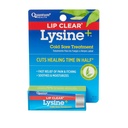 Quantum Health Lip Clear Lysine+ Cold Sore Treatment|Fast Relief of Pain and Itching|Cuts Healing Time in Half| 0.25 Ounce (Pack of 4)