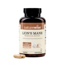 NatureWise Lions Mane Mushroom Supplement - Organic Lions Mane Mushroom Extract 1200mg - 360mg Beta Glucans - Cognition & Brain Support - Vegan, Non-GMO, USA Manufactured - 120 Capsules[60 Day Supply]