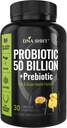 Probiotics for Women and Men - 11 strains - 50 Billion CFU - Probiotic Supplement for Digestive Health - Gut Health - Supports Constipation, Diarrhea, Gas & Bloating - 30ct
