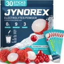 Electrolytes Powder Packets Sugar Free, Electrolyte Drink Mix with Lemon Lime Watermelon Peach Berry Kiwi Tropical Punch Lychee Cranberry, 10.5OZ (30 Servings (Pack of 1), Cranberry Lychee)