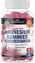 BioSchwartz Sugar Free Magnesium Gummies (30 Servings) Berry Flavored Magnesium Citrate Supplement ondersteunt gezonde zenuwspieren Energie Kalm Mood en Slaap (Vegan Safe, Niet GGO, 60 Gummies)