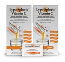 Livon Laboratories Lypo–Vitamine C – 1 000 mg Vitamine C et 1 000 mg Phospholipides essentiels par paquet – Liposome encapsulé pour une meilleure absorption – Non-OGM(2 Cartons,60 paquets)