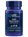 Life Extension Aged Black Knoflook, Heart Health Support Supplement, Blood Pressure Health Support, Cholesterol Health Support, Once-Daily, Glutenvrij, Vegetarisch, Non-GMO, 30 Capsules