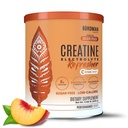 BIRDMAN Creatine Refresher | Creatine Monohydrate Powder with Electrolytes, Magnesium Glycinate & Vitamins | Creaclean Seal | Sugar Free, Low Calorie | Golden Peach | 30 Servings