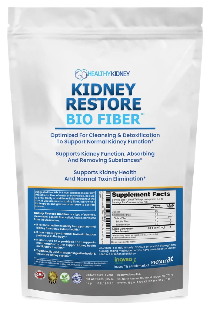 Biovezel, nierreiniging Detox & Reparatie - herstellende nierondersteuning en niersupplement te verwijderen afval, niergezondheid supplement - Toevoegen aan thee voor de niergezondheid - 2,5 LBS