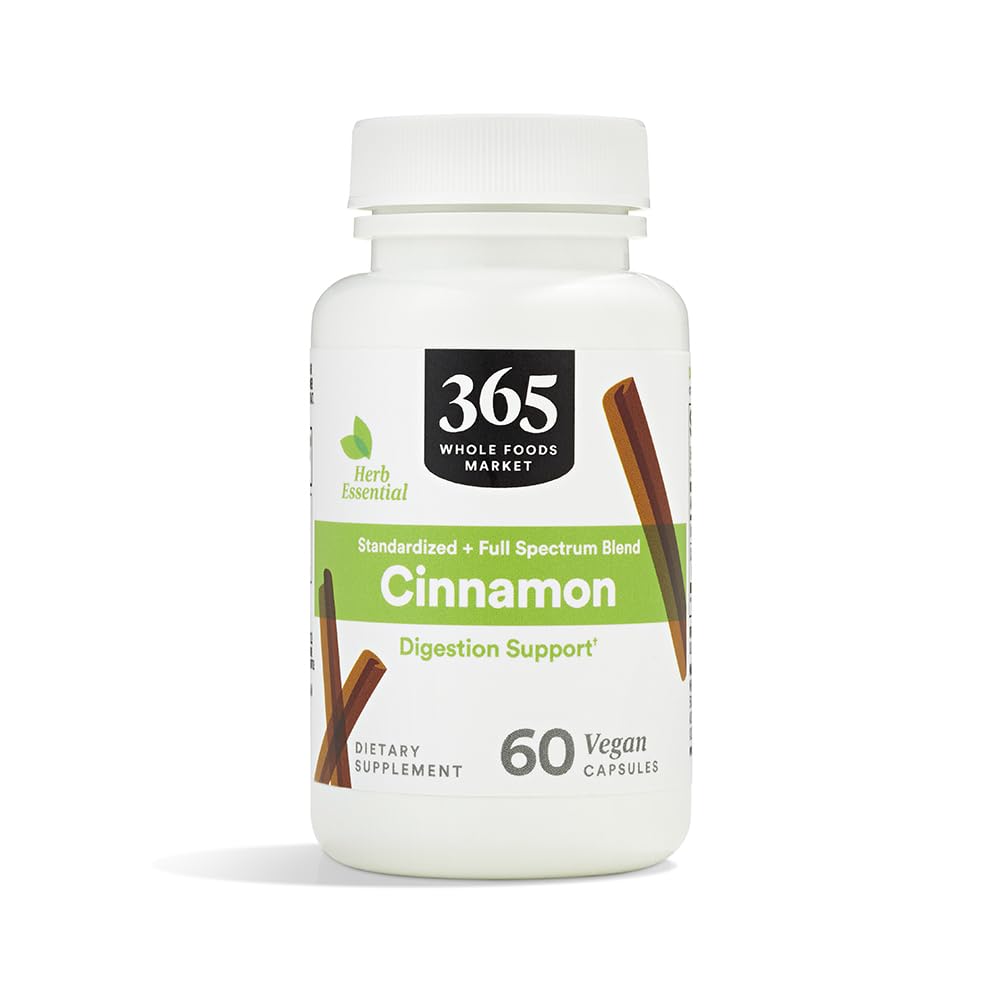 365 par Marché des aliments entiers, cannelle, 60 comtes