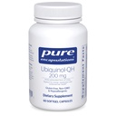 Encapsulations pures Ubiquinol-QH - 200 mg Ubiquinol - Forme active de la Coenzyme Q10 - Soutien au métabolisme du coeur et de l'énergie* - Supplément antioxydant - 60 Capsules Softgel