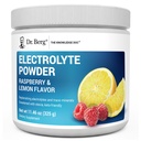 Dr. Berg Zero Sugar Hydration Keto Electrolyte Powder - Enhanced w/ 1000 mg Kalium & Real Pink Himalaya Salt (NOT Tafelzout) - Raspberry & Citroen Smaak Hydration Drink Supplement - 50 Servings