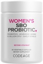 Codeage Vrouwen Probiotica Supplement - 50 miljard CFU - SBO Probiotica & Prebiotica - Cranberries - Vrouwelijke Gezondheid - Gefermenteerde Botanische Blend, Whole Food Supplement - Vegan, Non-GMO - 60 Capsules