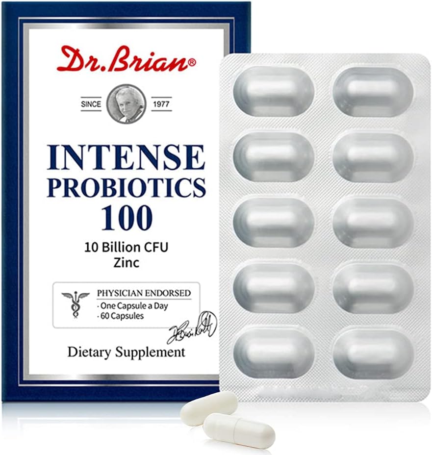 Dr.Brian Probiotica 10 Miljard cfu Probiotica voor vrouwen Mannen Volwassenen Constipatie Relief Digestive Intestinal Health Immunity System