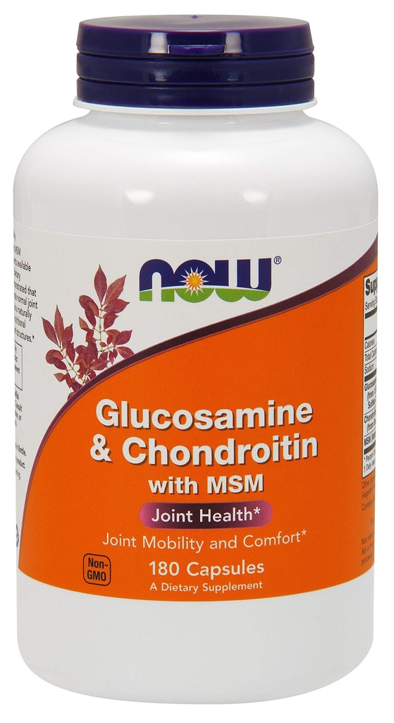 Glucosamine & Chondroitine met MSM - 180 Veg Capsules