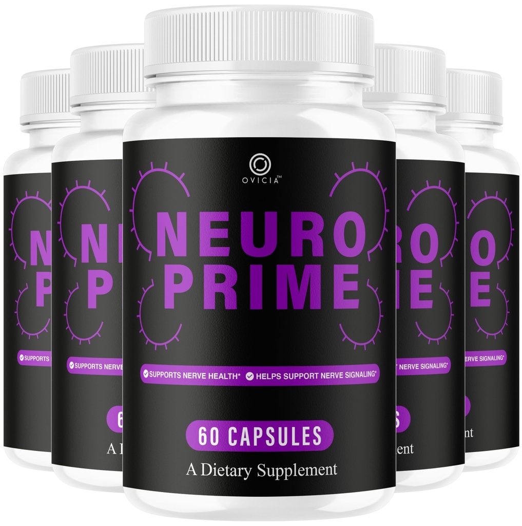 (5 Pack) Neuro Prime - Neuro Prime Advanced Formula Capsules, NeuroPrime Pills All Natural Ingredients Daily Premium Support Vitamins for Overall Health & Wellness Reviews, 300 Capsules for 5 Months