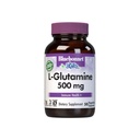 Bluebonnet Voeding L-Glutamine 500mg, Ondersteunt Immune Functie, Stikstoftransporter, Soja & Glutenvrij, Niet-GMO, Kosher Gecertificeerd, Veganistisch, 50 Plantaardige Capsules, Wit, 50 Tel.