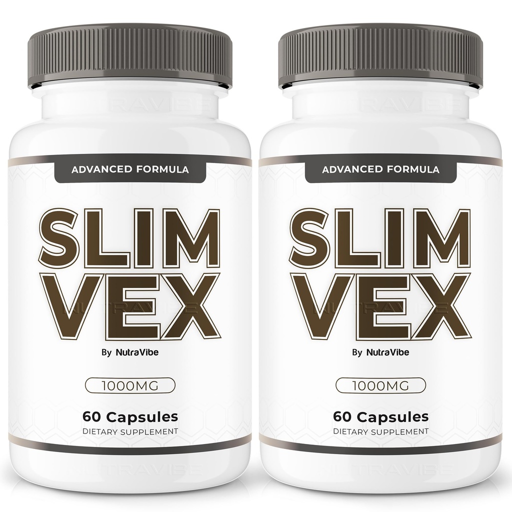 (2 Pack) Slimvex Capsules – Daily Balance & Energy Support Supplement, All-Natural Formula for Healthy Shape, Digestion & Active Lifestyle | Easy-to-Take Pills, Non-Habit Forming (120 Capsules)