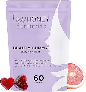 Honey Skin Care Vegan Collagen Gummies Anti-Aging Schoonheid Vitaminen voor vrouwen 