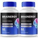 Brainergy Capsules, Official Brainergy Supplement for Brain Health & Memory Support - Maximum Strength, Advanced Formula Nootropic Pills, All Natural Brain-ergy Support Reviews (2 Pack)