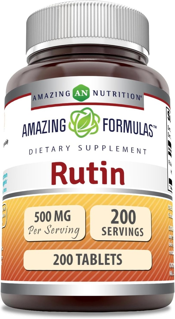 Verbazingwekkende Formules Rutin 500mg 200 Tablets Supplement 