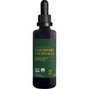 Global Healing USDA Organic Elderberry & Echinacea Liquid Supplement Tinctuur 