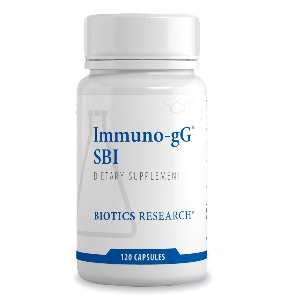 Biotics Research Ultimate Immuno-gG® SBI, Complete Gut Health and Immune Support, Dairy Free, Immunoglobuline Concentrate for Immunity and Enhanced Digestief Support, Gut-Friendly, Allergen Free.
