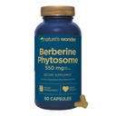 Nature's Wonder Berberine Phytosome 550 mg per 2 Capsules Daily 4X Bioavailable Berberine Supplement for Heart Health and Metabolic Health 60 Capsules, 30 Day Supply