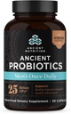 Ancient Nutrition Probiotics for Men, Ancient Probiotic Men's Once Daily 30ct, Digestive and Immune Support, Bloating, Gas and Constipatie Relief, Gluten Free, Superfoods Blend, 25 miljard CFUs*