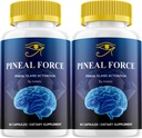 (2 Pack) PinealForce – Advanced Supplement Formula for Brain Memory Health Support (120 Capsules)