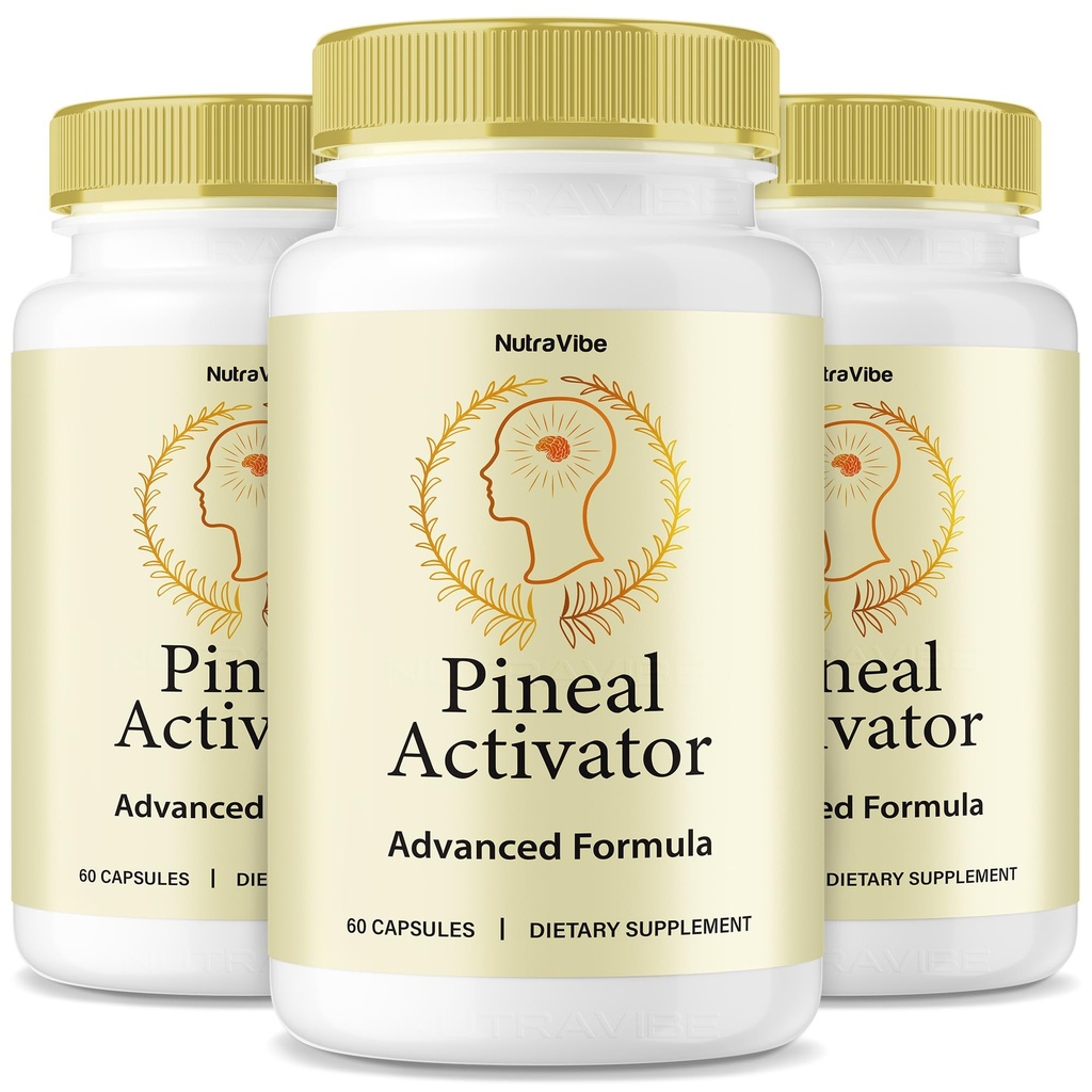 (3 Pack) Pineal Activator Capsules – Natural Pineal Gland Support for Clarity, Focus, Memory Sharpness and Restful Balance | PinealActivator Easy-to-Take Daily Pills, Original Formula (180 Capsules)