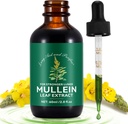 Mullein druppels voor Lungs 2 Fl Oz, natuurlijke Mullein bladdruppels, snelle absorptie vloeibare Mullein Extract supplement, Longreiniging, 1 maand levering
