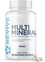 Revive MD Multi Mineral Supplement voor mannen en vrouwen - Breed Spectrum Mineral Support Supplement bevordert gezonde botdichtheid en skeletsterkte - Calcium, vitamine D, Magnesium & Zink - 210 capsules